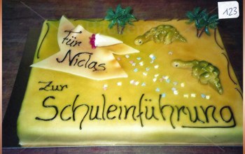 Torte zur Schuleinführung Nr. 123