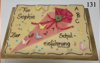 Torte zur Schuleinführung Nr. 131