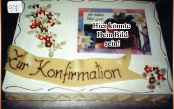 Konfirmationstorte Nr. 97