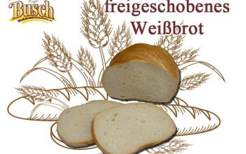 freigeschobenes Weissbrot